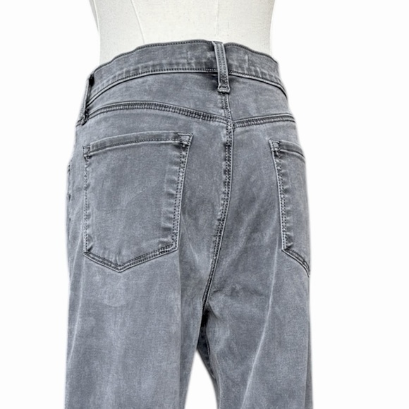 JBRAND EUC mid-rise straight leg cropped in Gray Size 29 - Picture 4 of 7